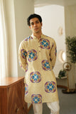 SANDY BROWN PRINTED KURTA SET