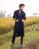 POWDER BLUE EMBRODARY WORK KURTA,PAJAMA AND DUPATA SET