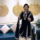 Regal BLACK Silk Kurta Set With Dupatta