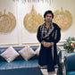 Regal BLACK Silk Kurta Set With Dupatta
