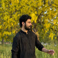 STYLISH BLACK EMBROIDERED KURTA WITH PAJAMA
