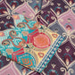 GREY PINK PRINTED KURTA AND PATIYALA SET