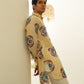 SANDY BROWN PRINTED KURTA SET