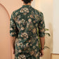 LUNAR GREEN PRINTED WORK KURTA PAJAMA SET FOR MEN'S